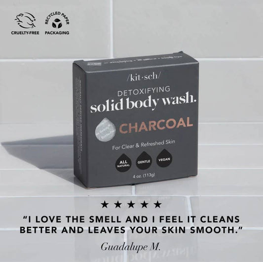 Charcoal Detoxifying Solid Body Wash