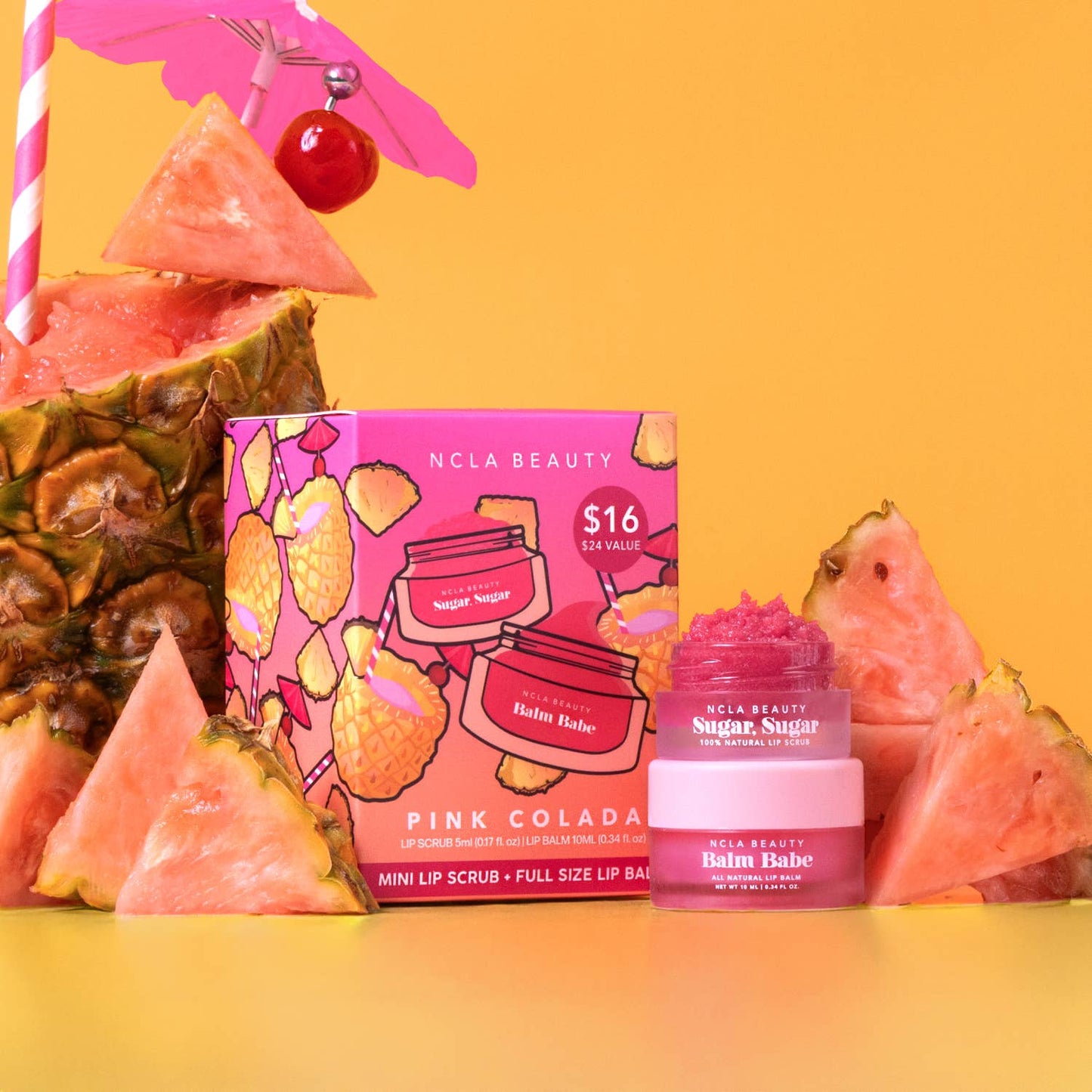 Pink Colada Lip Care Set