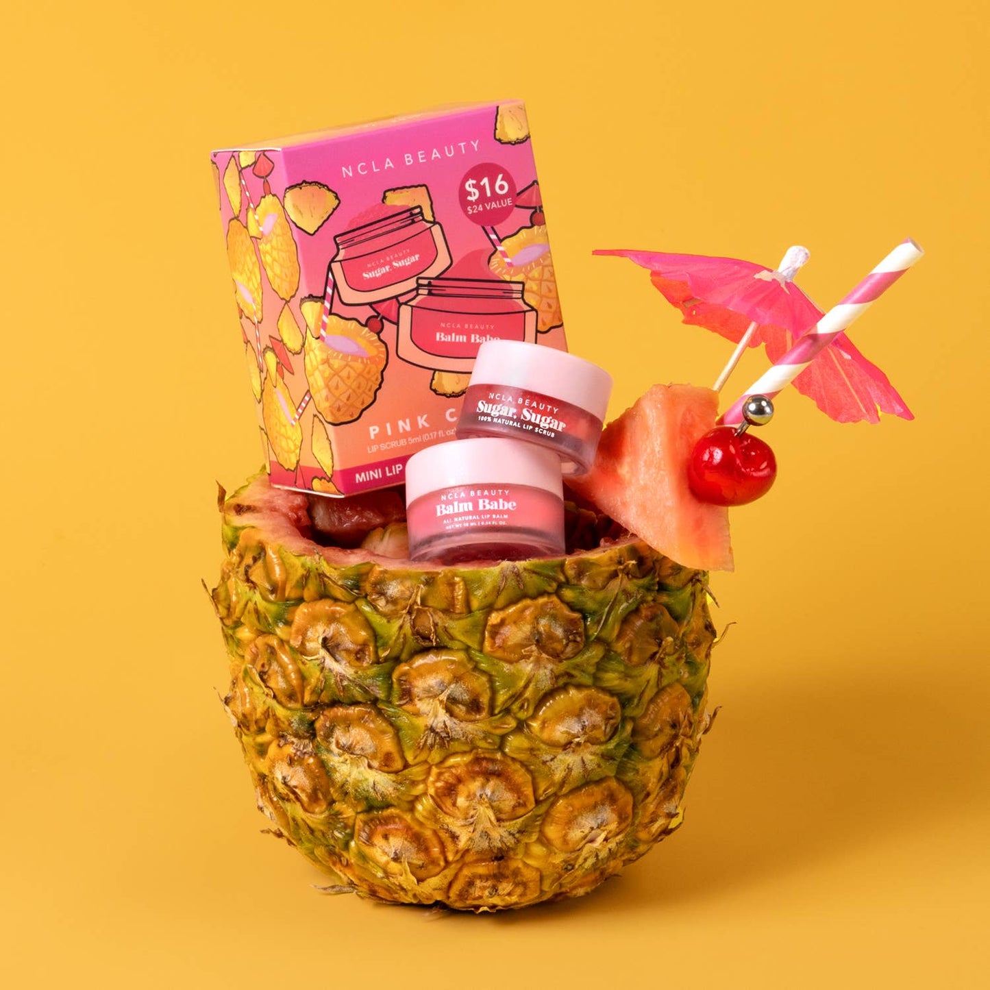 Pink Colada Lip Care Set